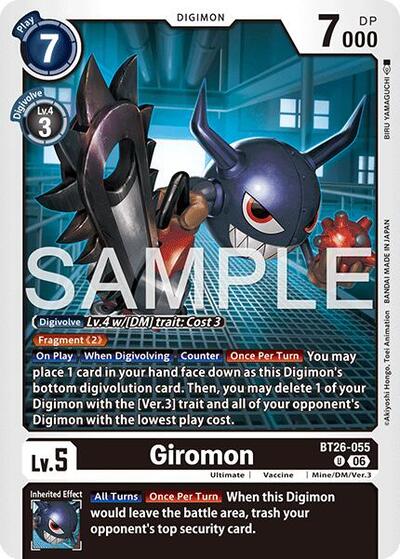 Giromon - Timeless Bonds Digimon spoiler