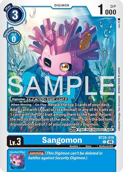 Sangomon - Timeless Bonds Digimon spoiler