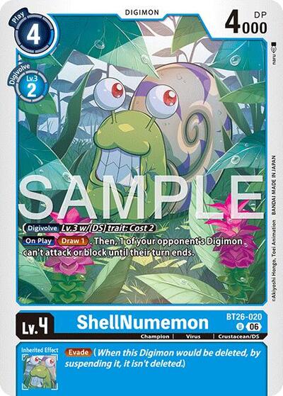 ShellNumemon - Timeless Bonds Digimon spoiler