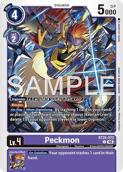 Peckmon - Timeless Bonds Digimon spoiler