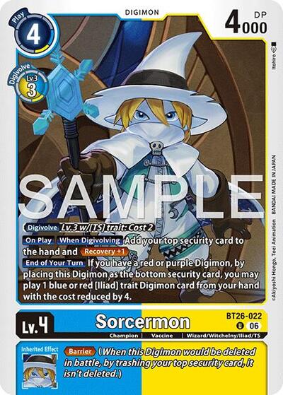 Sorcermon - Timeless Bonds Digimon spoiler