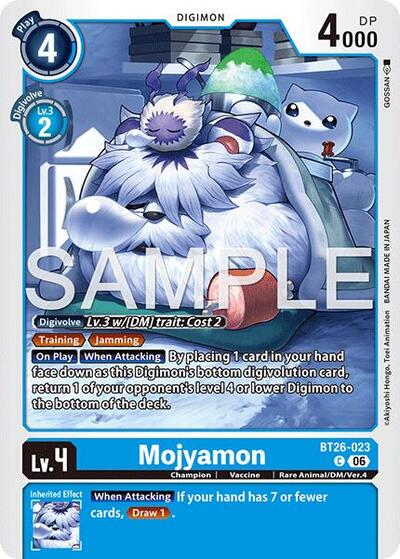Mojyamon - Timeless Bonds Digimon spoiler