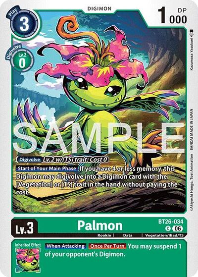 Palmon - Timeless Bonds Digimon spoiler