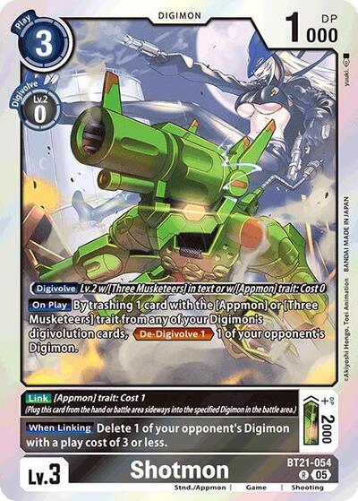 Shotmon - Limited Card Pack -Final Crest- Digimon spoiler