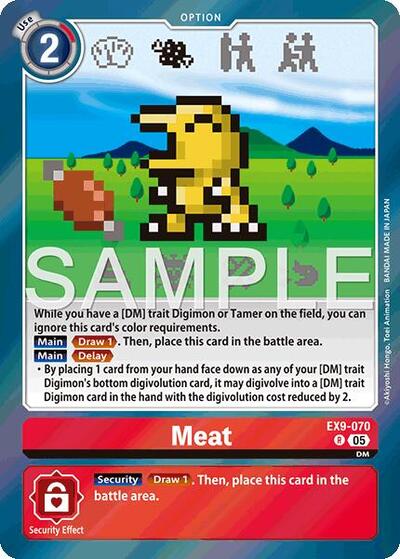 Meat - Limited Card Pack -Final Crest- Digimon spoiler