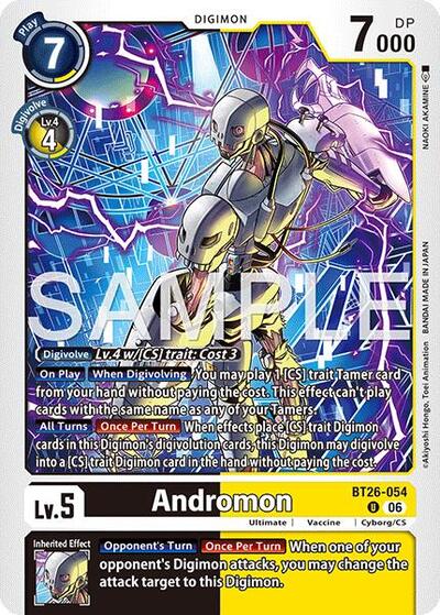 Andromon - Timeless Bonds Digimon spoiler
