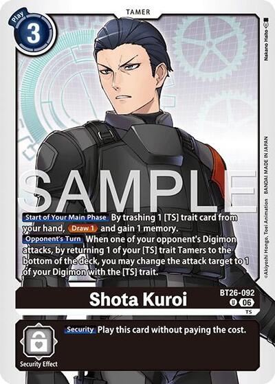 Shota Kuroi - Timeless Bonds Digimon spoiler