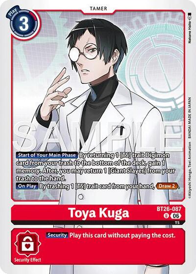 Toya Kuga - Timeless Bonds Digimon spoiler